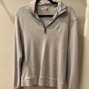 Burberry Brit grey quarter zip pullover